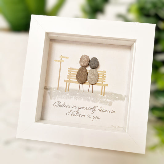 Believe in yourself Pebble Picture