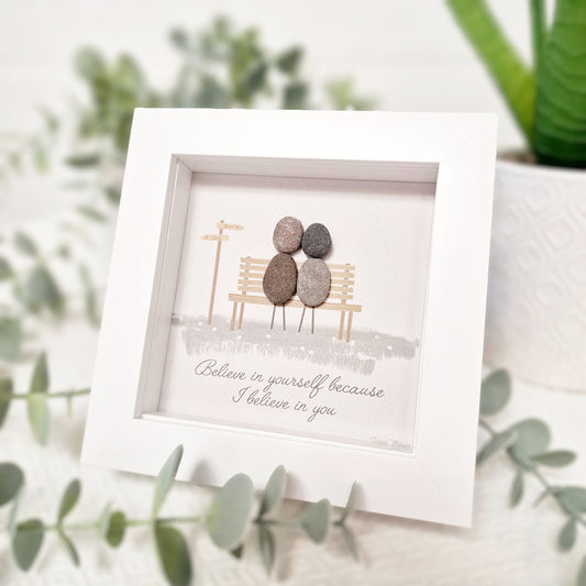 Believe in yourself Pebble Picture