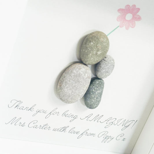 Personalised Teacher Pebble Picture