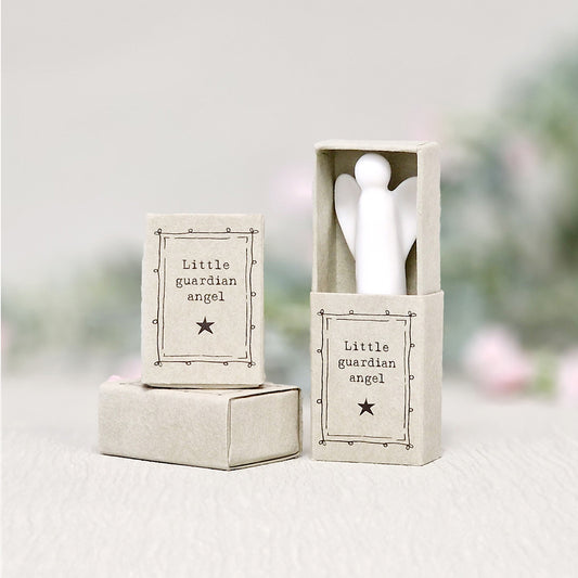 Porcelain Matchbox Message - Little Guardian Angel