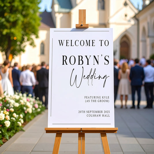 Wedding 'Featuring The Groom' Board Riviera