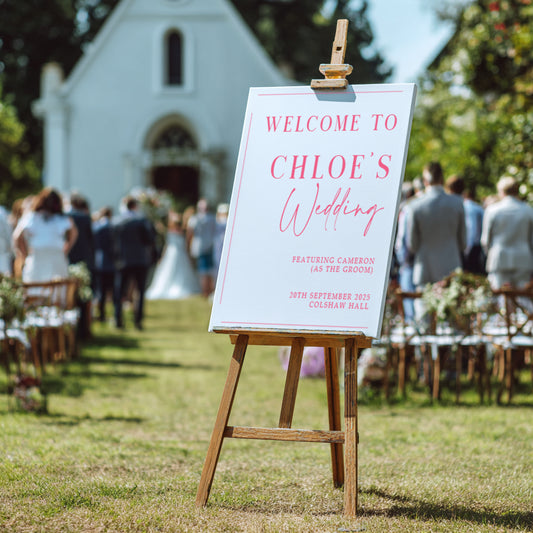 Wedding 'Featuring The Groom' Board Riviera