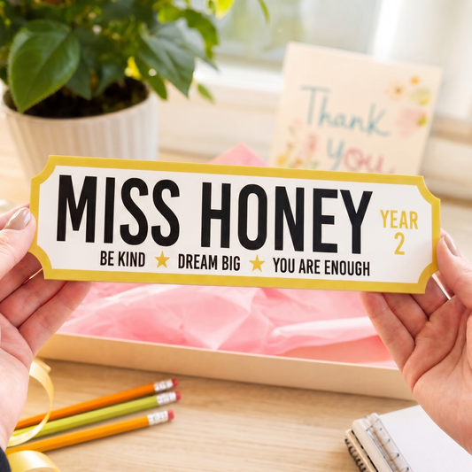 Personalised Teacher Street sign