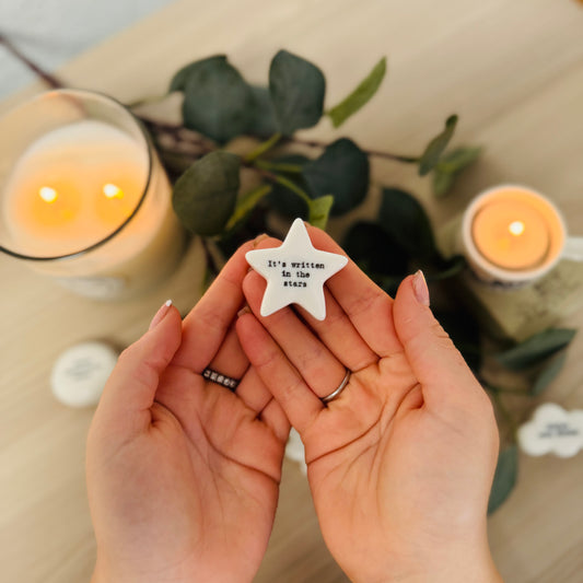 Porcelain ‘It’s written in the stars’ star token
