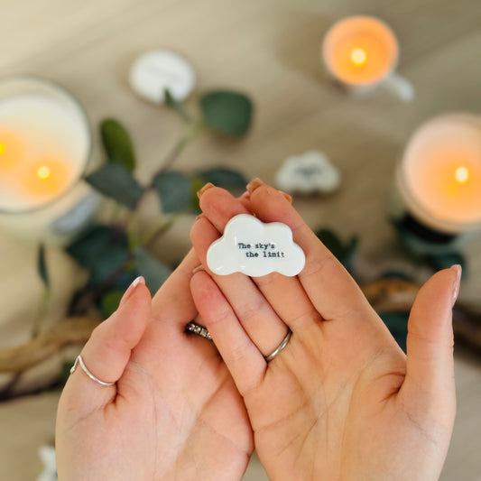 Porcelain ‘The Sky's the limit' Cloud Token