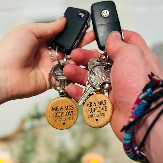 Mr & Mrs Keyring
