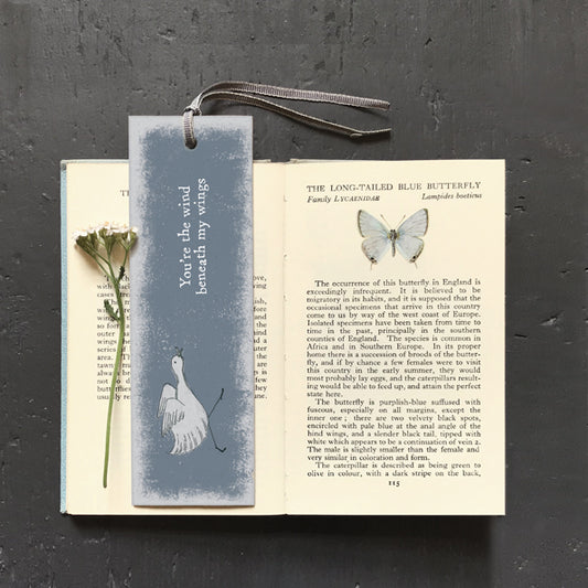 Running Duck Bookmark - Wind beneath my wings