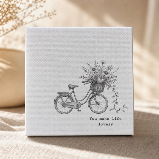 You make life lovely Daisy Maison sentiment gift box