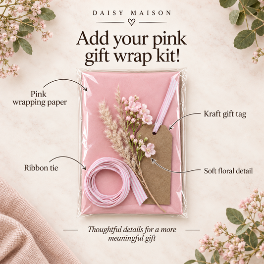 Gift Wrap Kit – Blush Blossom