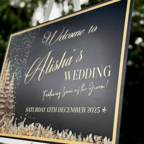Wedding 'Featuring The Groom' Board Wonderland