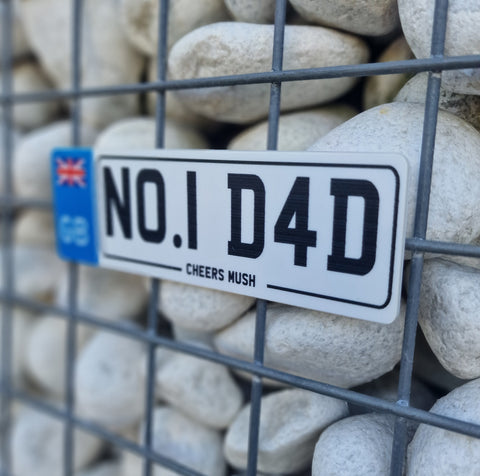Stick Me Anywhere - Number Plate sign
