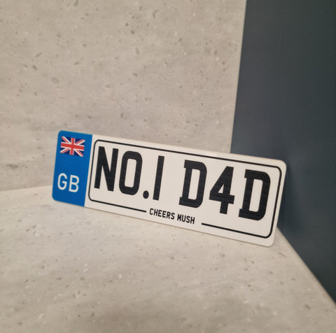 Stick Me Anywhere - Number Plate sign
