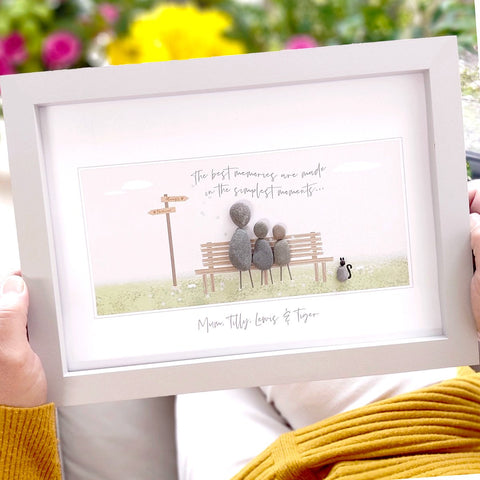 Simple Moments Personalised Pebble Picture Gift