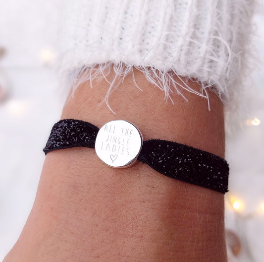 Sparkle "All The Jingle Ladies" Stretch Bracelet