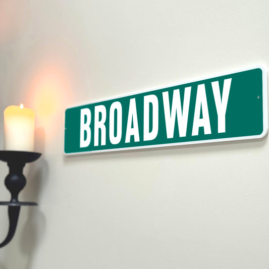 'Broadway' USA Street  Sign
