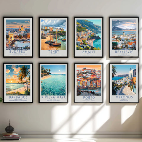 Personalised Holiday destination print