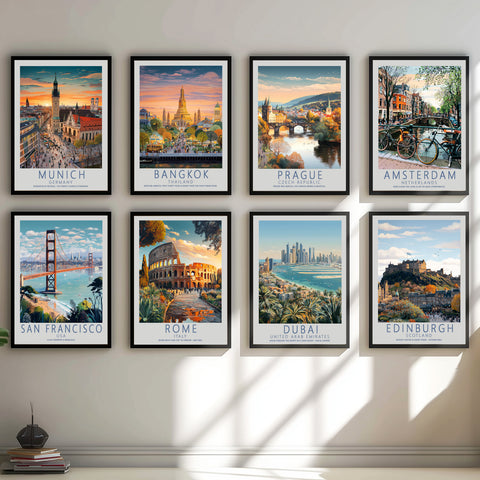 Personalised Holiday destination print