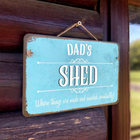 Personalised 'Shed/Man Cave' Hanging Sign Gift