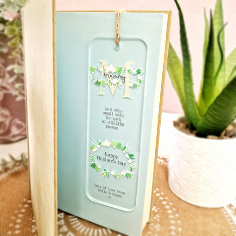 Personalised Mother's Day Bookmark