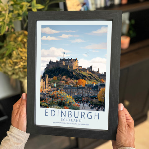 Personalised Holiday destination print