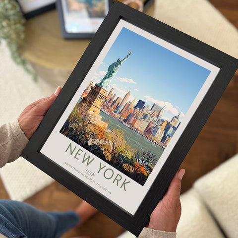 Personalised Holiday destination print