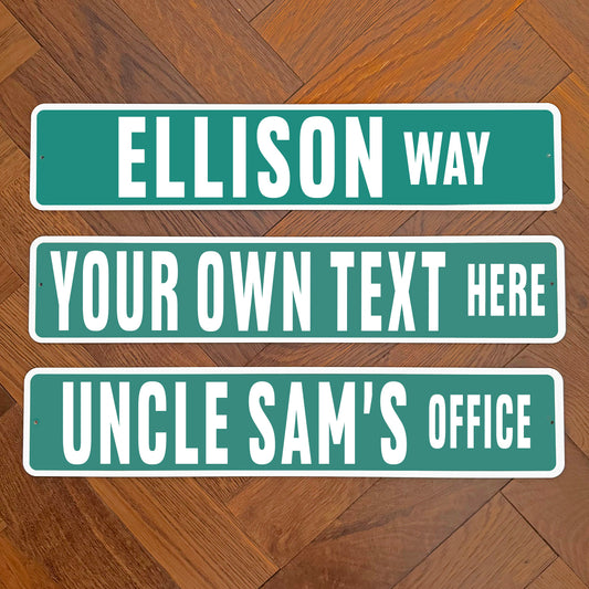 Personalised 'Create Your Own' USA Street Sign