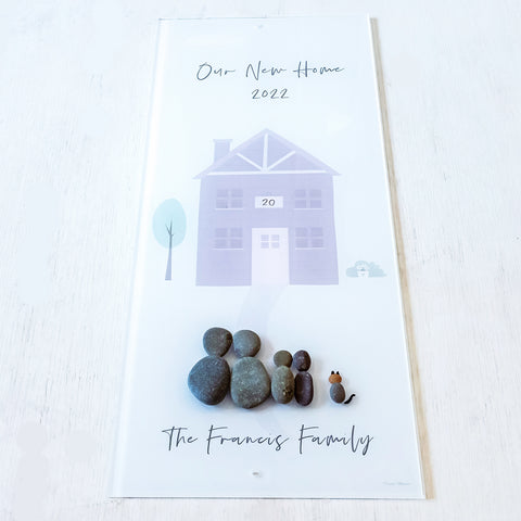 Personalised 'New Home' Pebblescape Gift