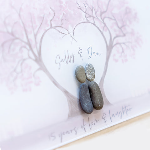 Personalised 'Always & Forever' Pebblescape Gift