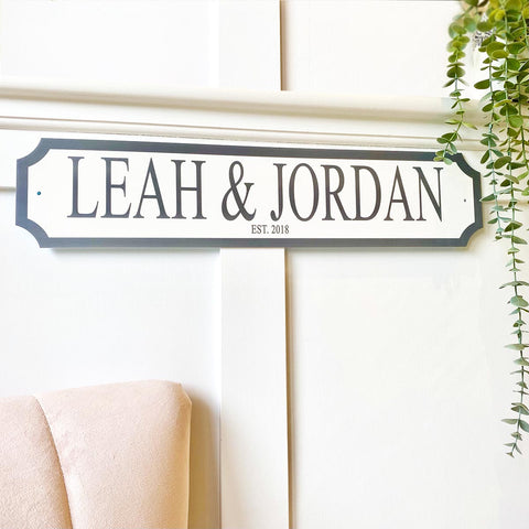 "Couple" Personalised Street Sign Gift