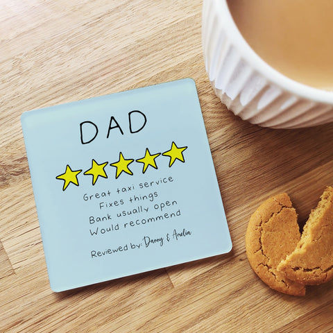 Personalised '5 Stars' Coaster Gift