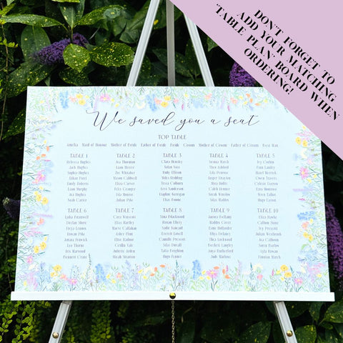 Wedding 'Featuring The Groom' Wild Flowers
