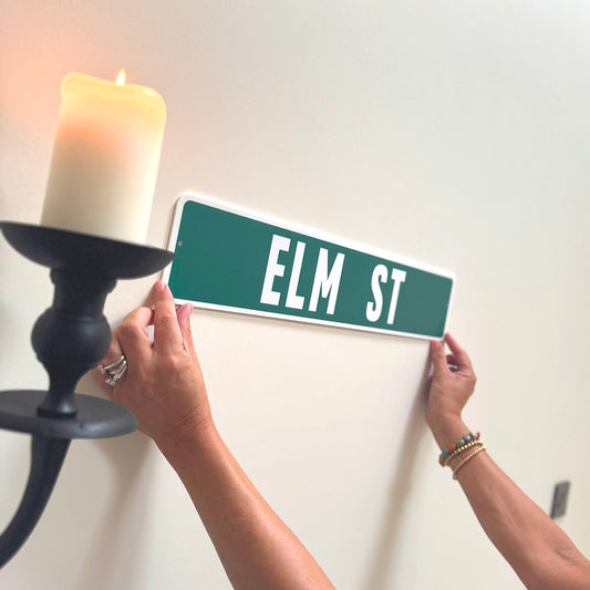 'Elm St' USA Street Sign