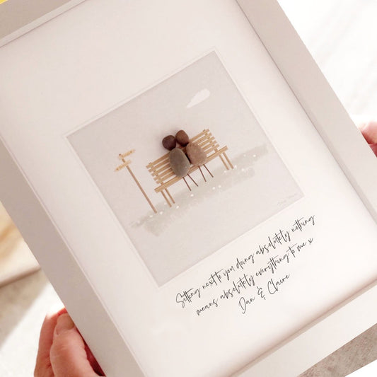 Everything To Me Personalised Pebble Picture Gift