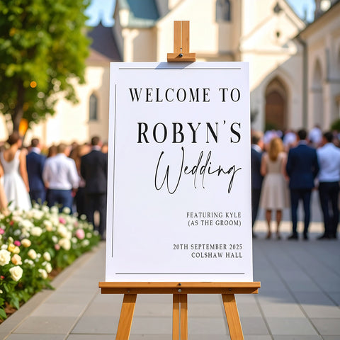 Riviera Wedding 'Featuring The Groom' Board