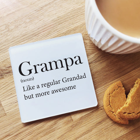 Grampa' Definition Coaster Gift