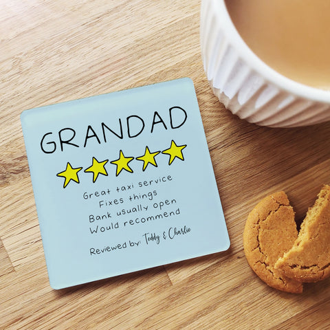 Personalised '5 Stars' Coaster Gift