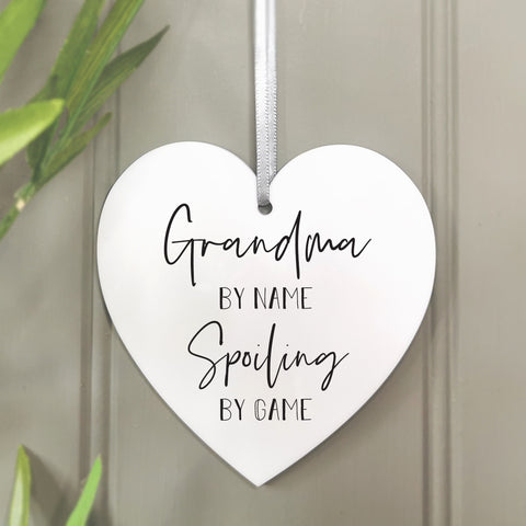 Spoiling' Hanging Heart Decoration