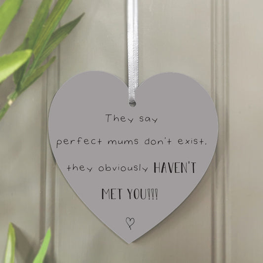 Haven't Met You' Hanging Heart Decoration