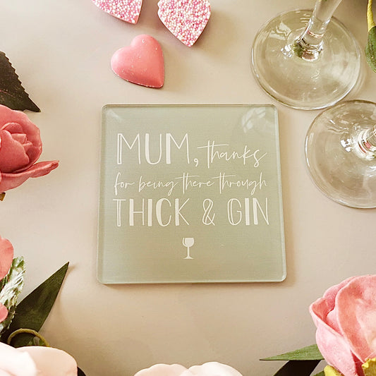 Thick & Gin' Coaster Gift