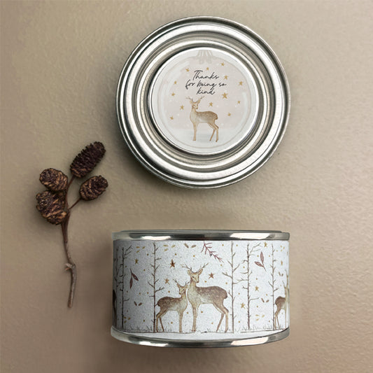 'Thanks for being so kind' Tin Candle