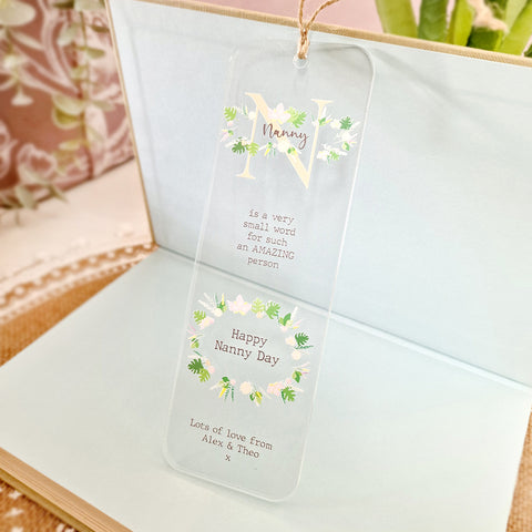 Personalised Mother's Day Bookmark