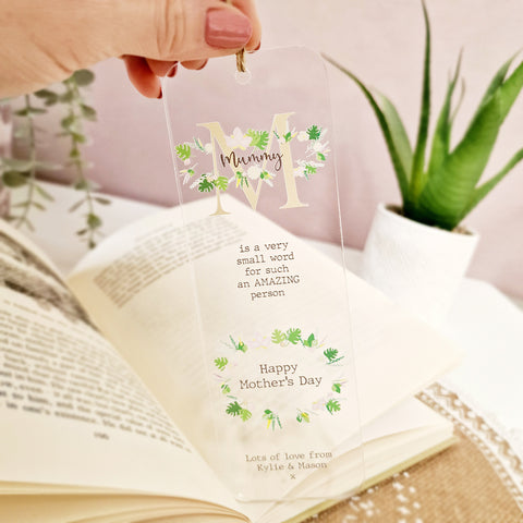 Personalised Mother's Day Bookmark