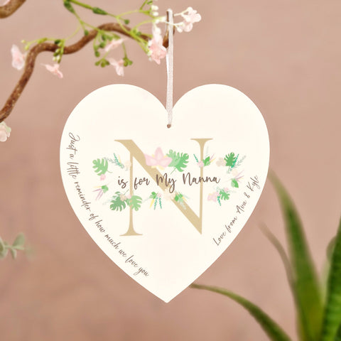 Personalised Mother's Day Hanging Heart