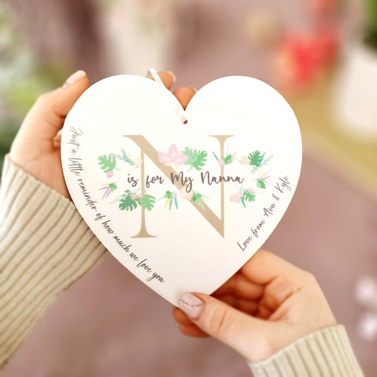 Personalised Mother's Day Hanging Heart