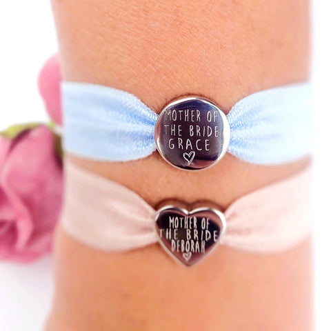 Bridal Party' Personalised, Stretch Bracelet Bundle