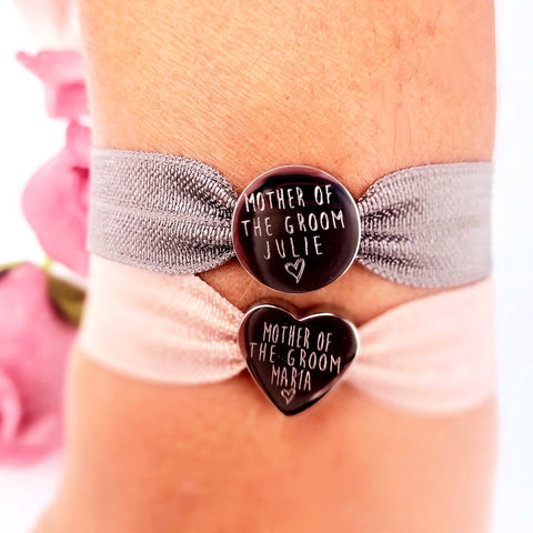 Bridal Party' Personalised, Stretch Bracelet Bundle