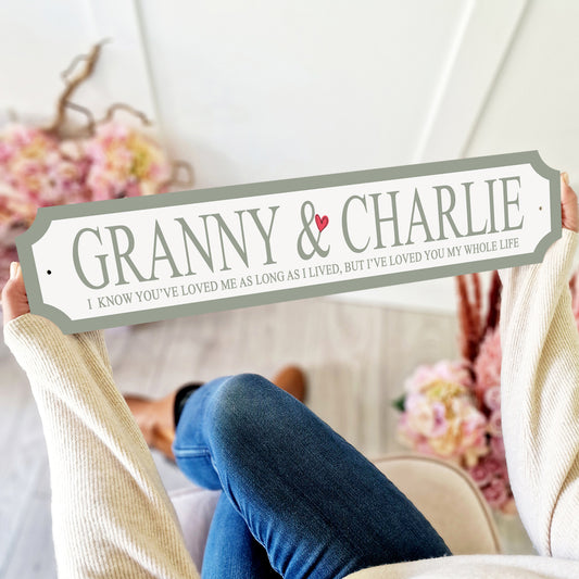 Personalised '1st Mother's Day' Street Sign Gift