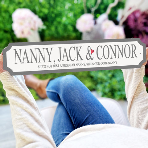 Personalised '1st Mother's Day' Street Sign Gift