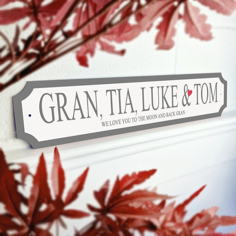 Personalised '1st Mother's Day' Street Sign Gift