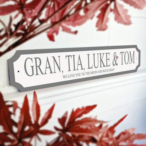 Personalised '1st Mother's Day' Street Sign Gift